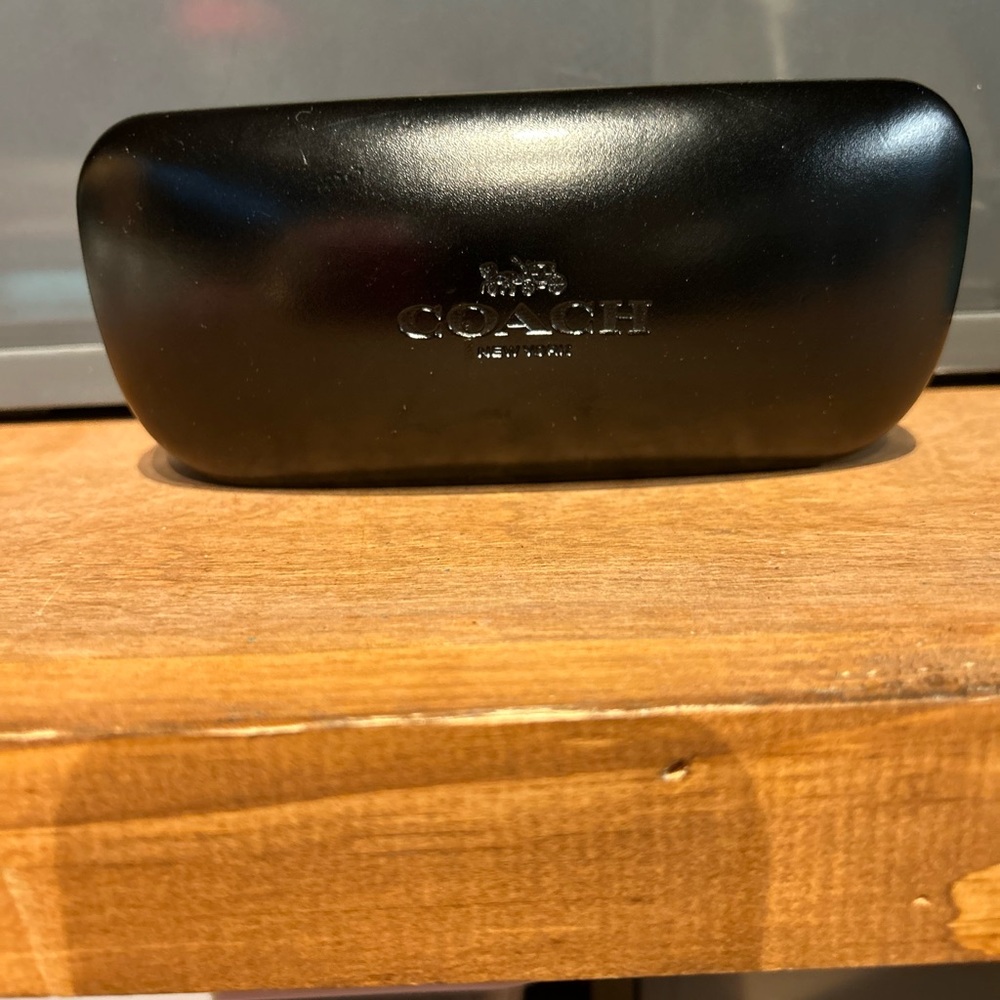 Coach Black Glasses Case